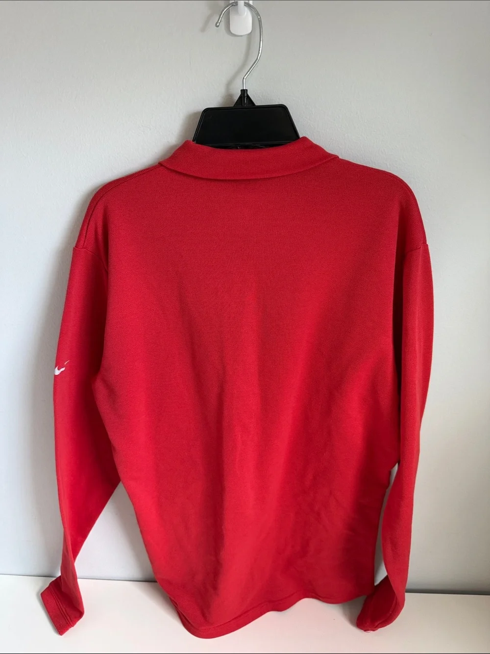 Nike Men’s Bright Red Half-Zip Sweater